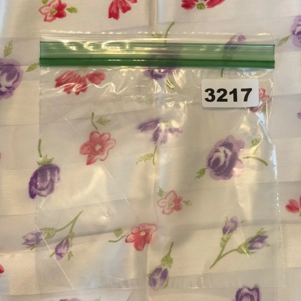 Vintage‎ Italian Floral Square Scarf Purple Pink Rose White Stripe Cottagecore